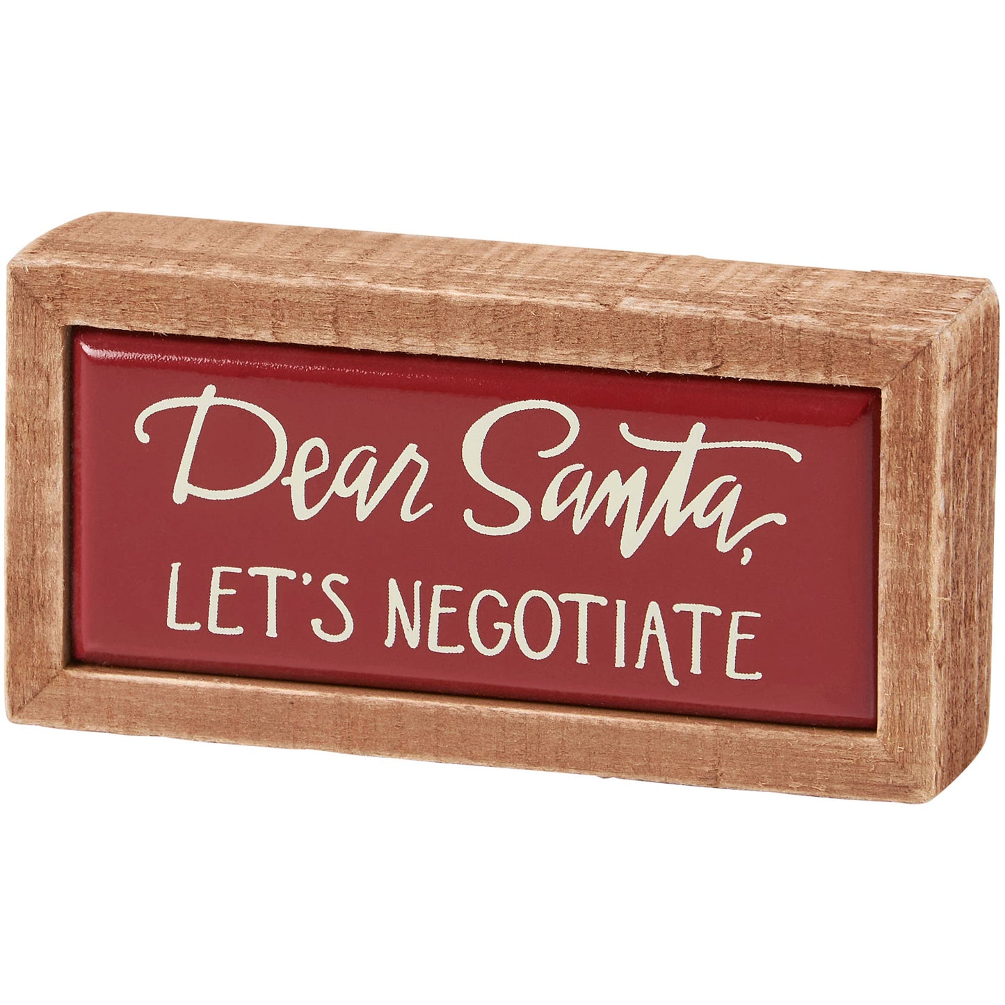 Dear Santa Box Sign Mini