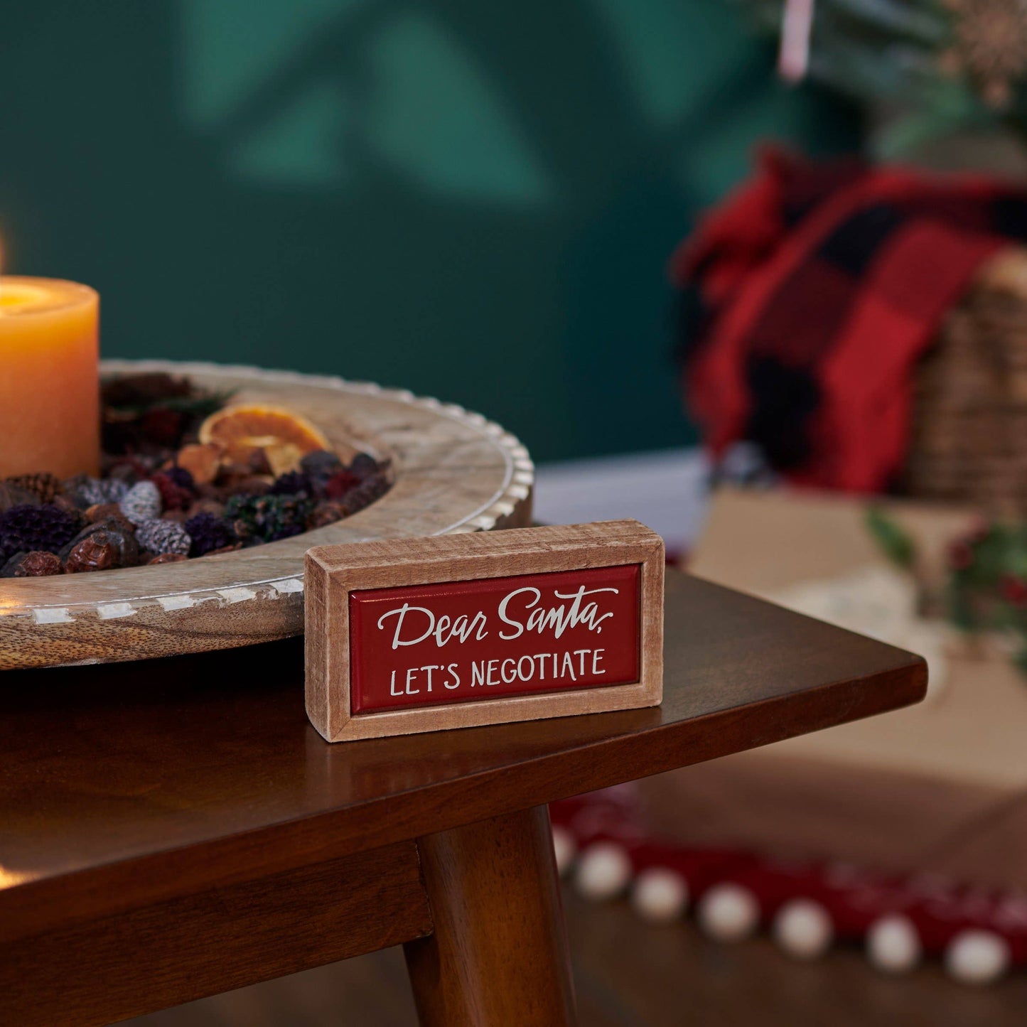 Dear Santa Box Sign Mini