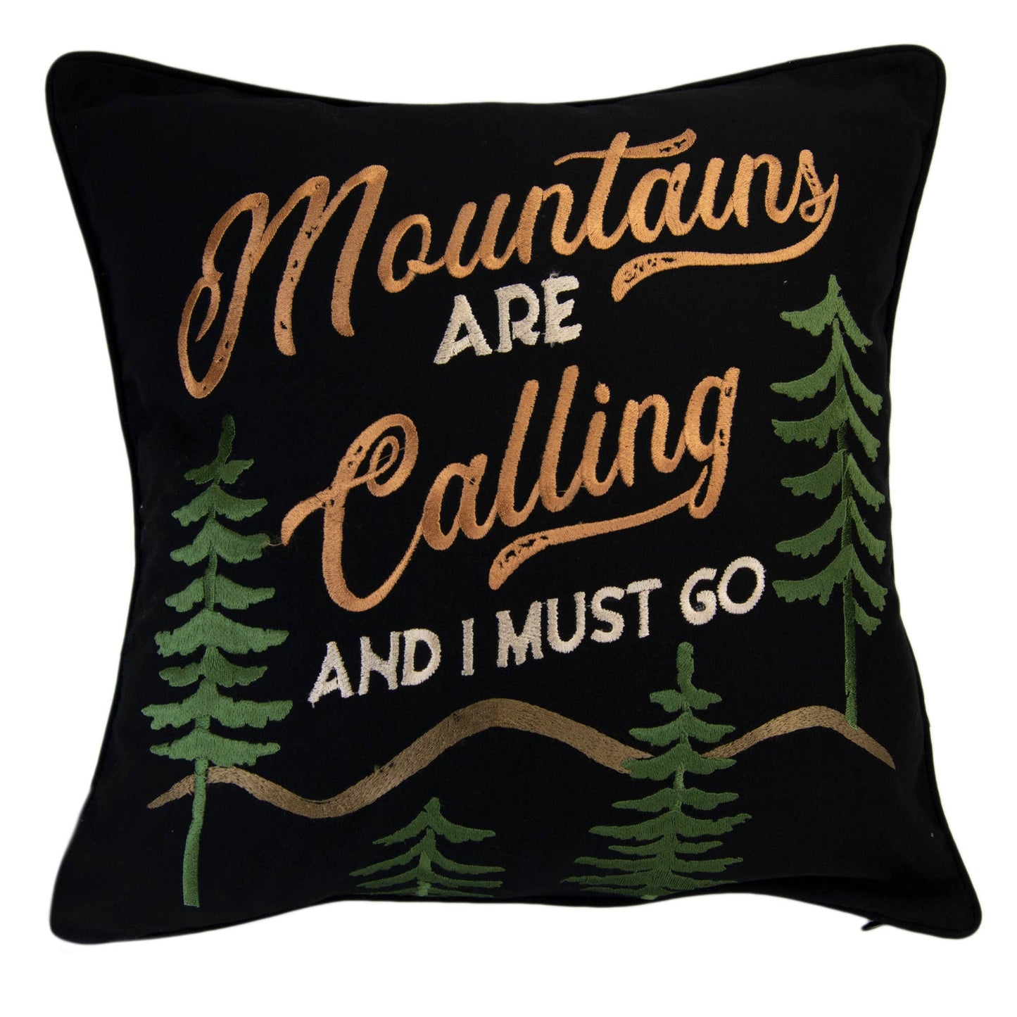 Mountains are calling pillow