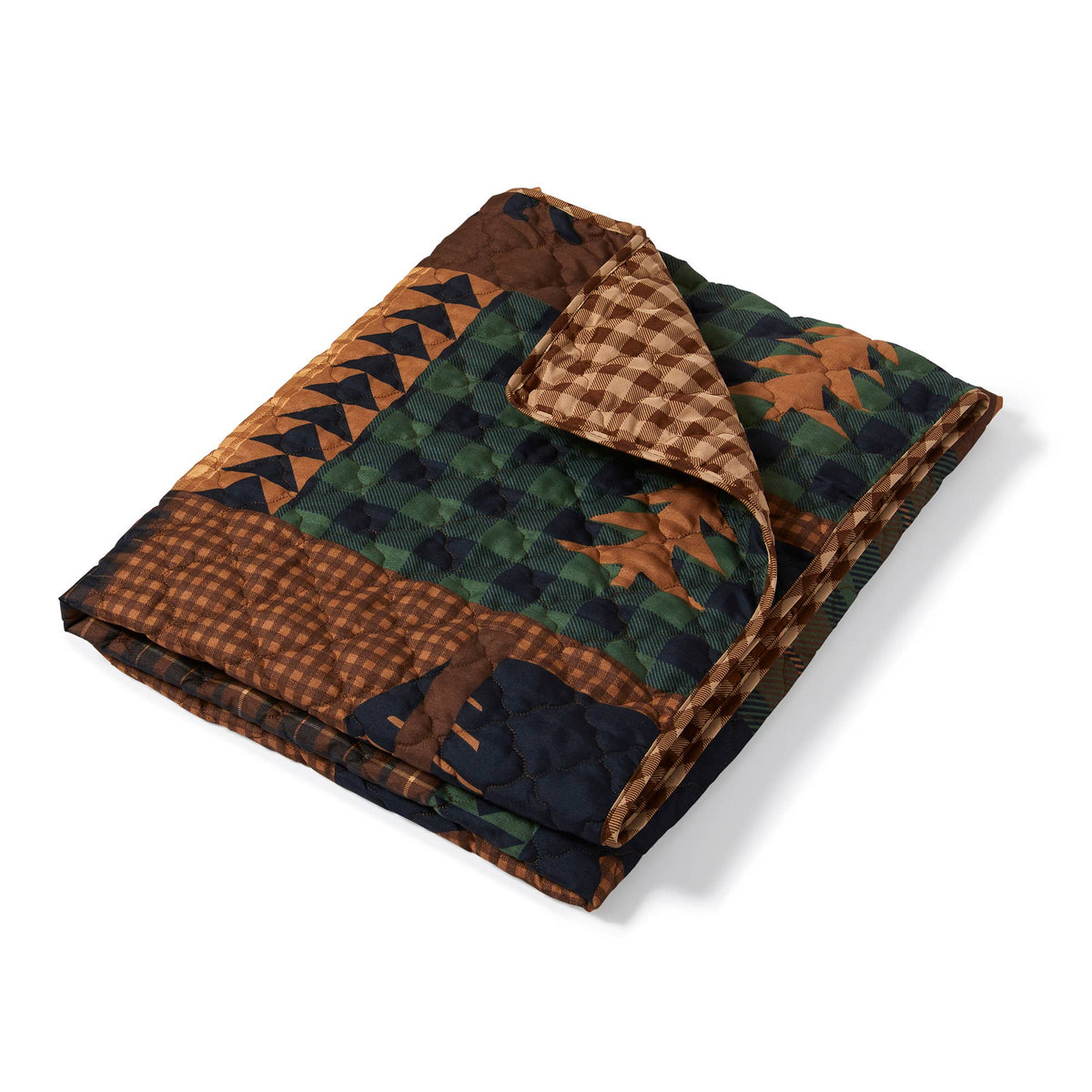 Brown Bear Cabin Lightweight Quilted Bedding