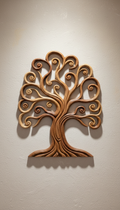 Hand-Carved Timber Wall Accent