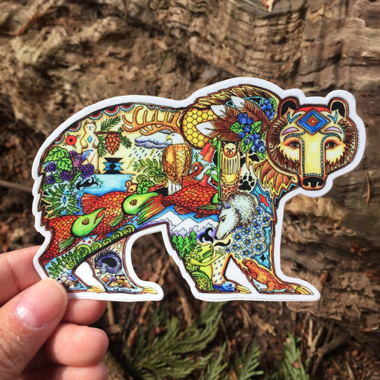 Grizzly Bear Sticker