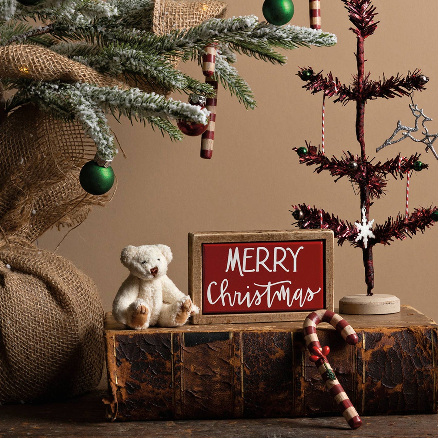 Merry Christmas Box Sign Mini