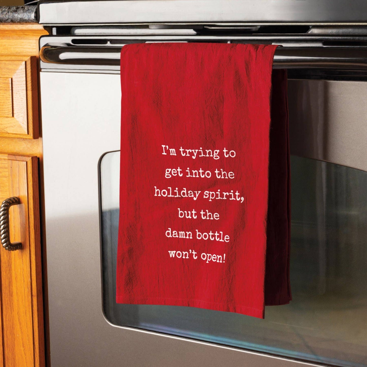 Get Into The Holiday Spirit Kitchen Towel