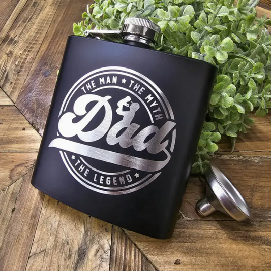 Dad Flask "the Man the Myth"