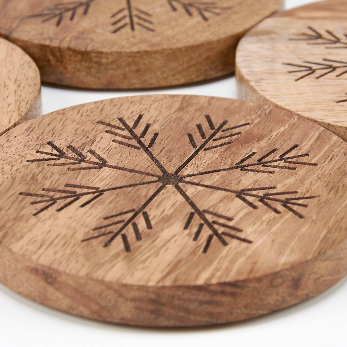 Snowflakes Coaster Set