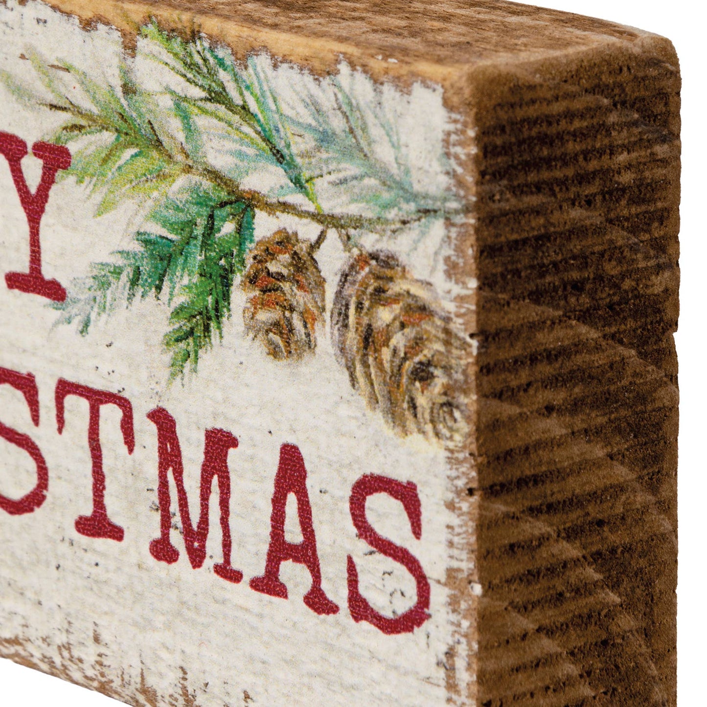 Merry Christmas Block Sign