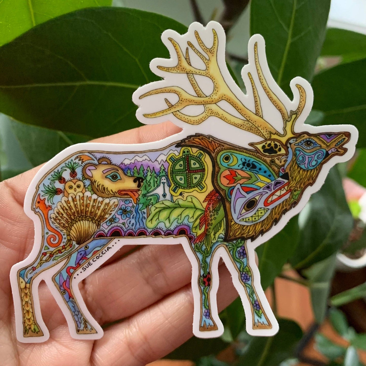 Elk Sticker