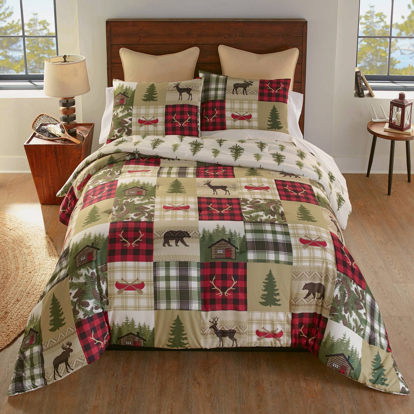 Cedar Lodge 3pc Comforter Bedding Set