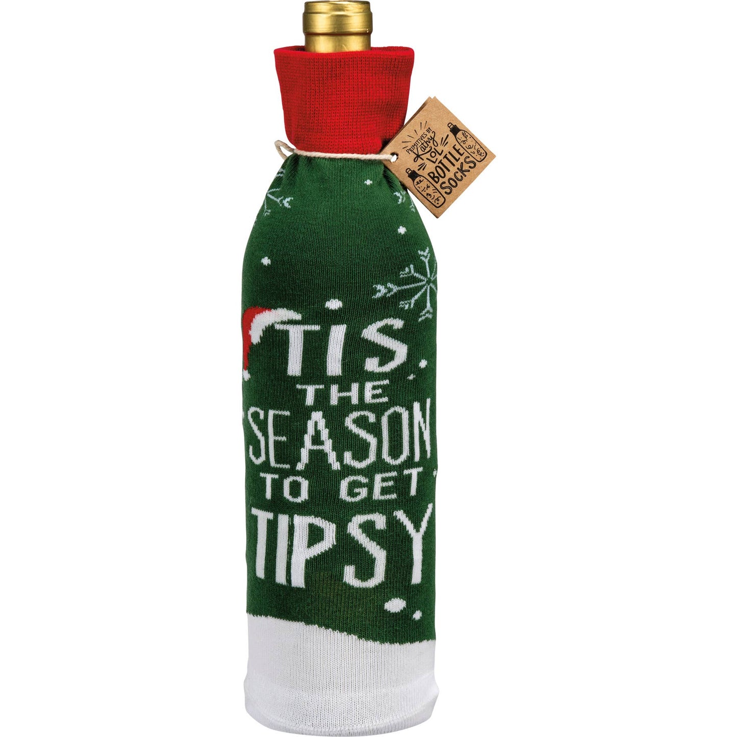 Tis The Season To Get Tipsy Bottle Sock