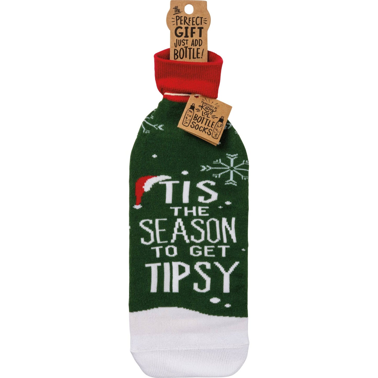 Tis The Season To Get Tipsy Bottle Sock