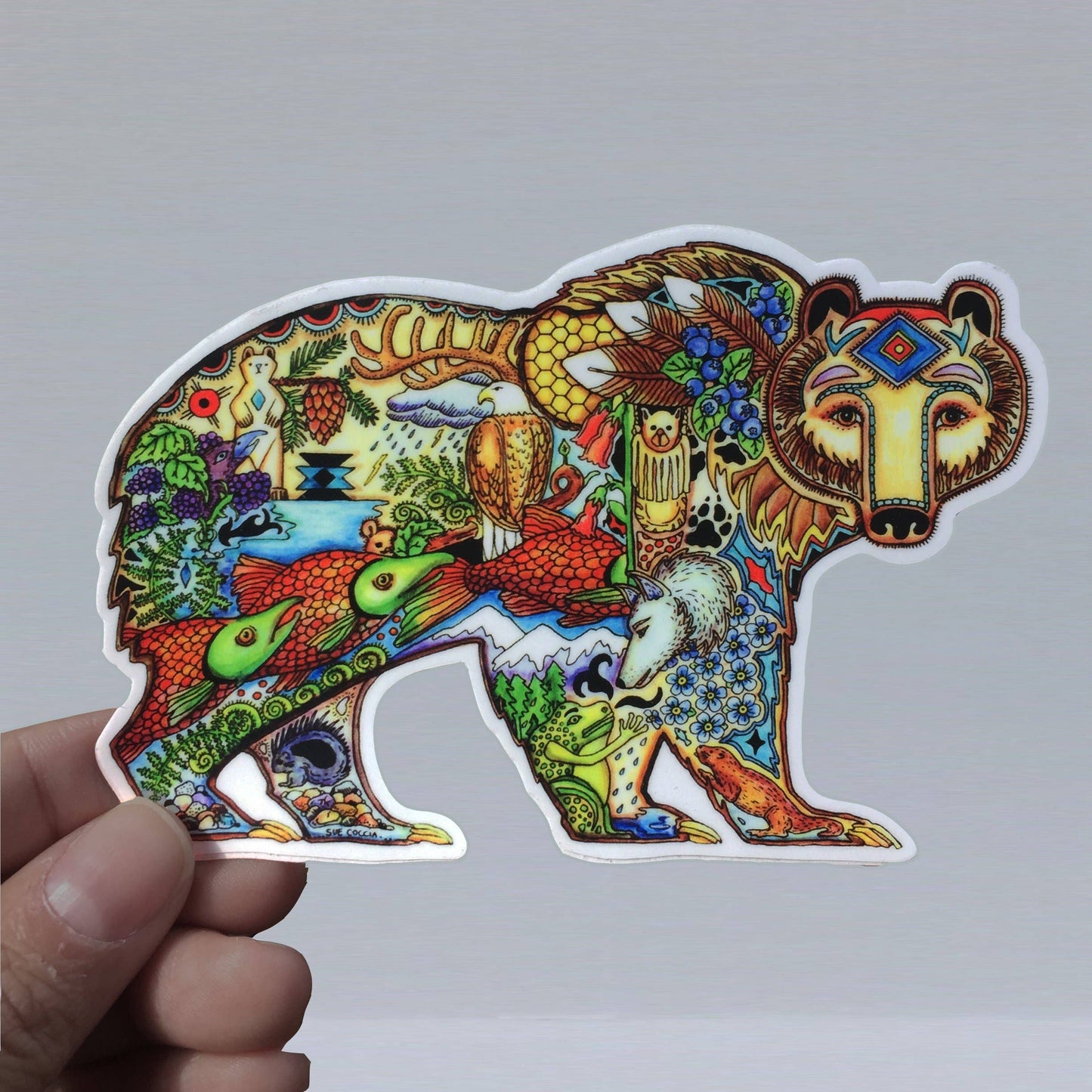 Grizzly Bear Sticker