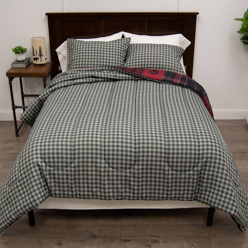 Donna Sharp Red Forest 3pc Comforter Set